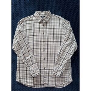 THEORY‎ Men's Irving Long Sleeve Standard Fit Cotton Shirt Ombre Size Large